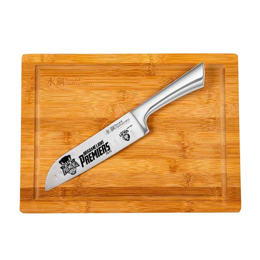 Baccarat Damashiro 17cm Santoku & 35cm Board AFL Premiers 2025 Brisbane Lions