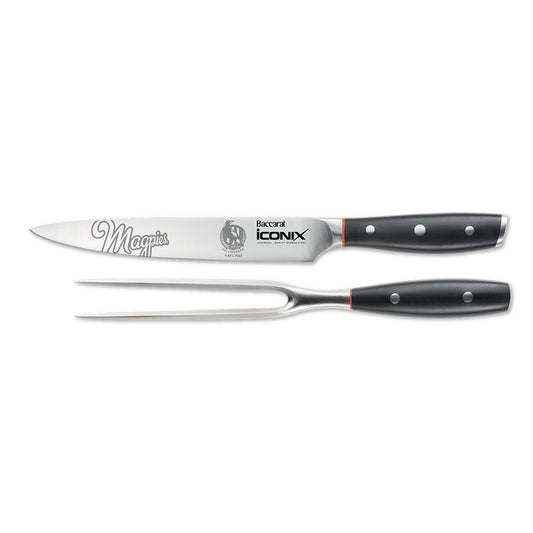 Baccarat iconiX Carving Knife Set Collingwood Magpies