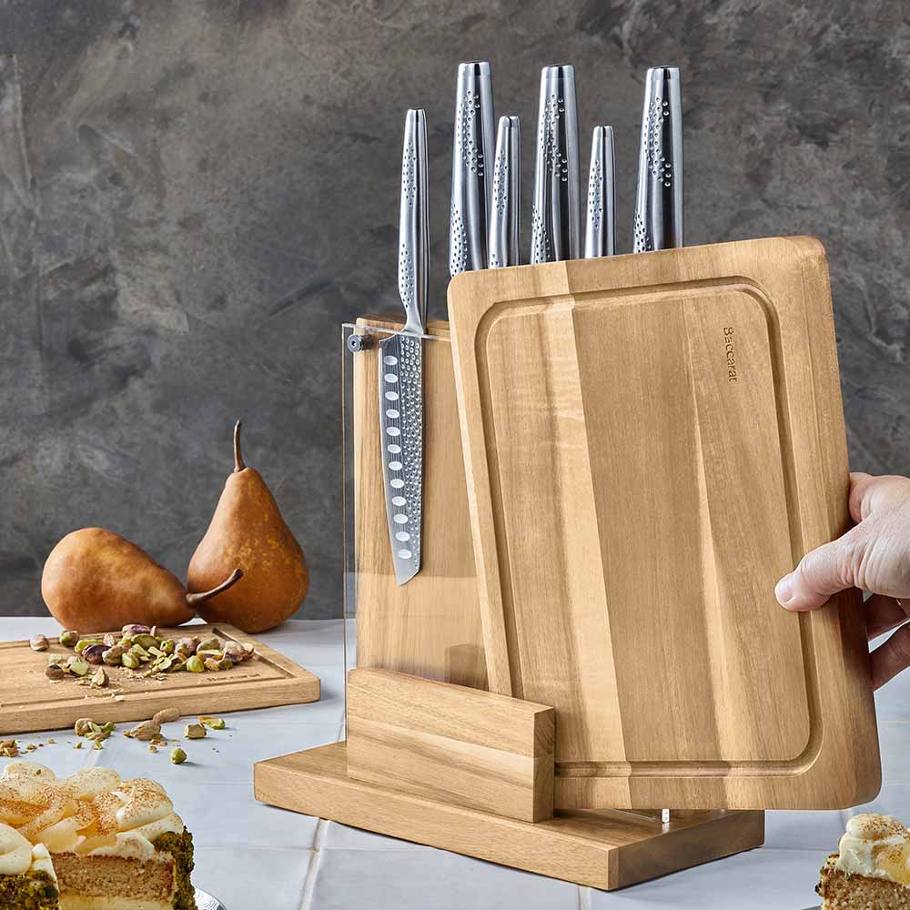 Baccarat iD3 SAMURAI Sato 7 Piece Knife Block