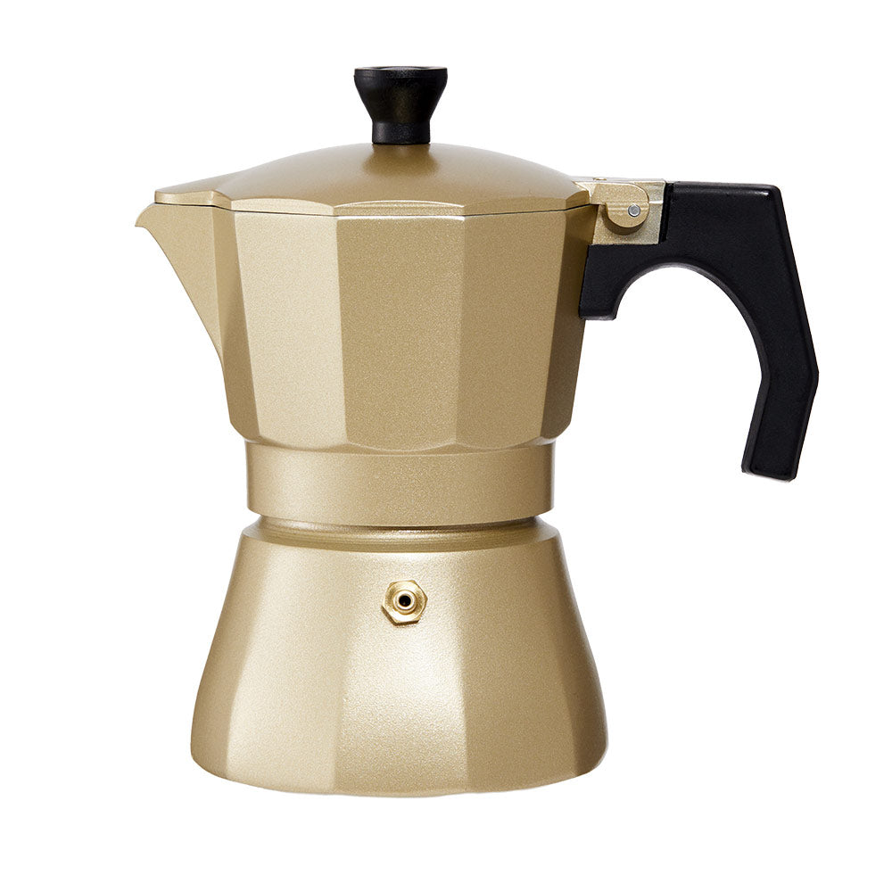 Baccarat Barista Brillante 3 Cup Espresso Maker Gold  Limited Edition