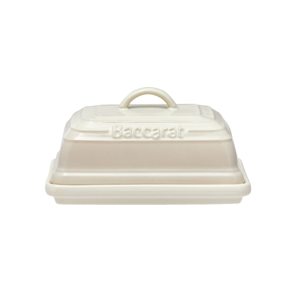 Baccarat Le Connoisseur Stoneware Butter Dish 16cm