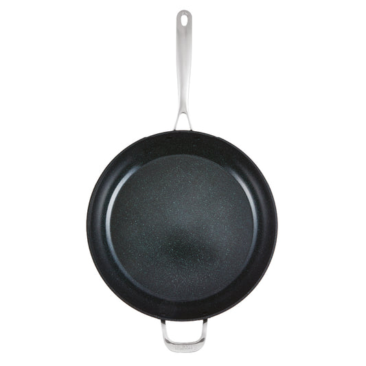 Baccarat GREEN STONE Frypan with Helper Handle 32cm