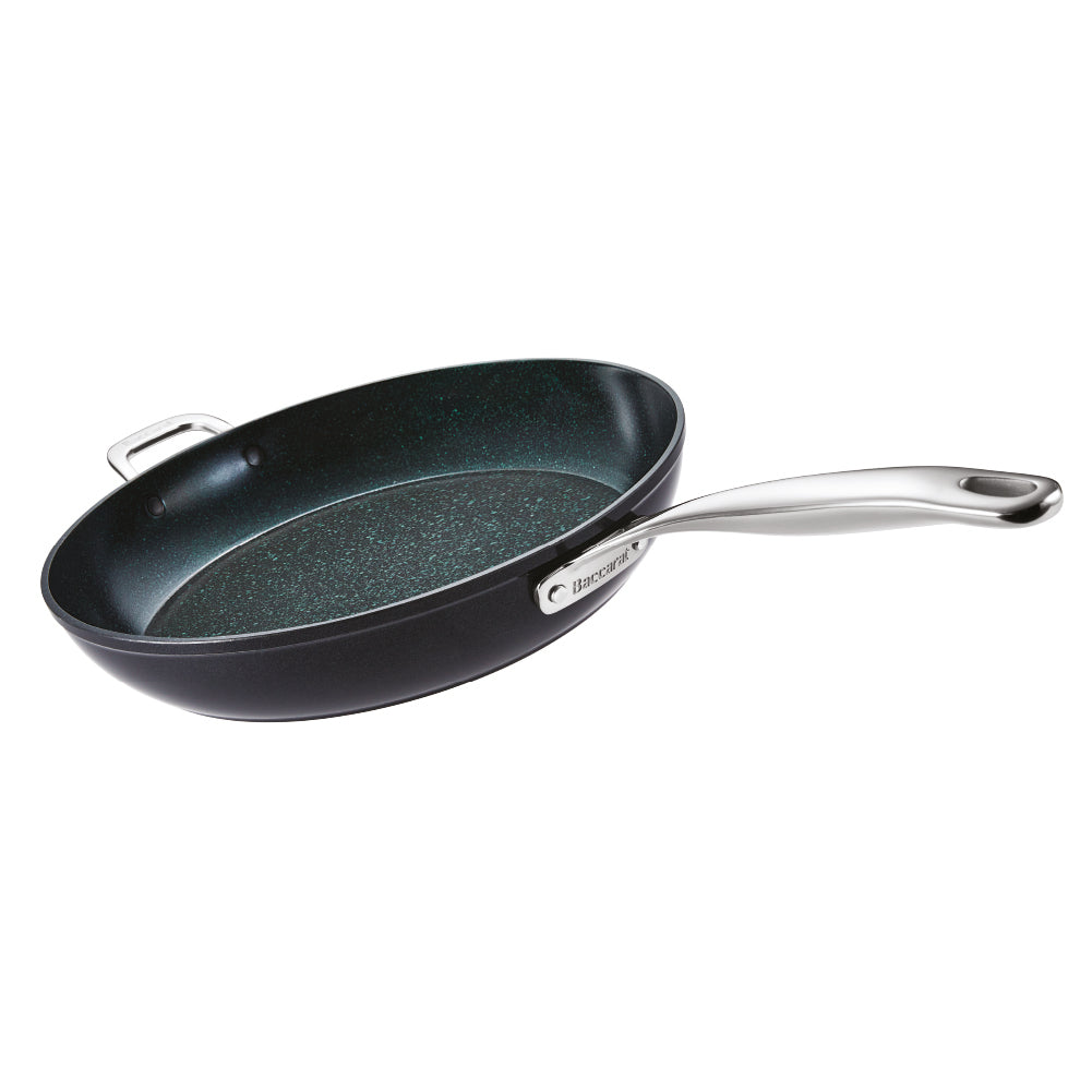 Baccarat GREEN STONE Frypan with Helper Handle 32cm