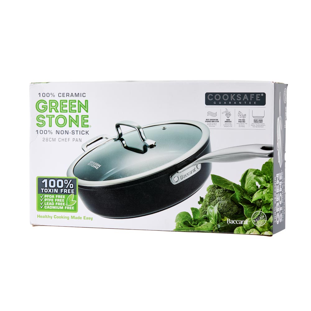Baccarat GREEN STONE Chef Pan 28cm