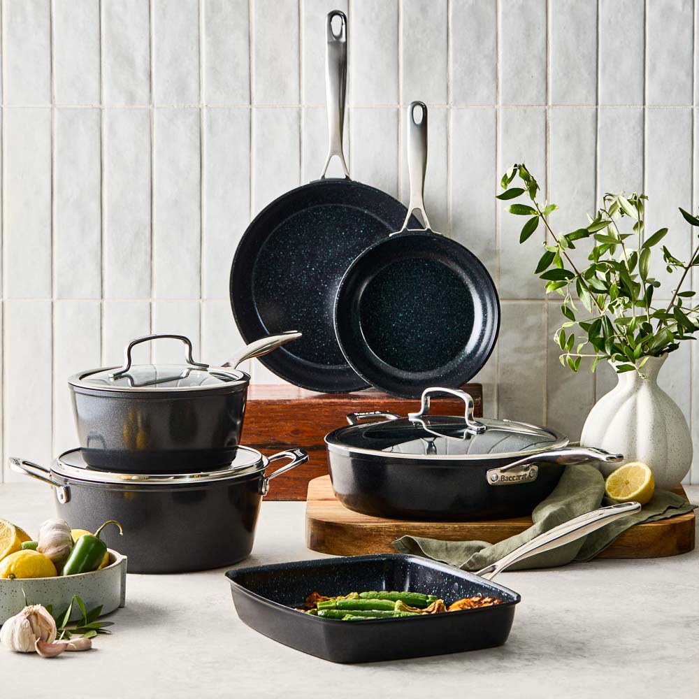 Baccarat GREEN STONE 6 Piece Cookware Set