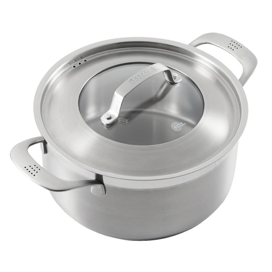 Baccarat iD3 Stainless Steel Casserole with Lid 24cm