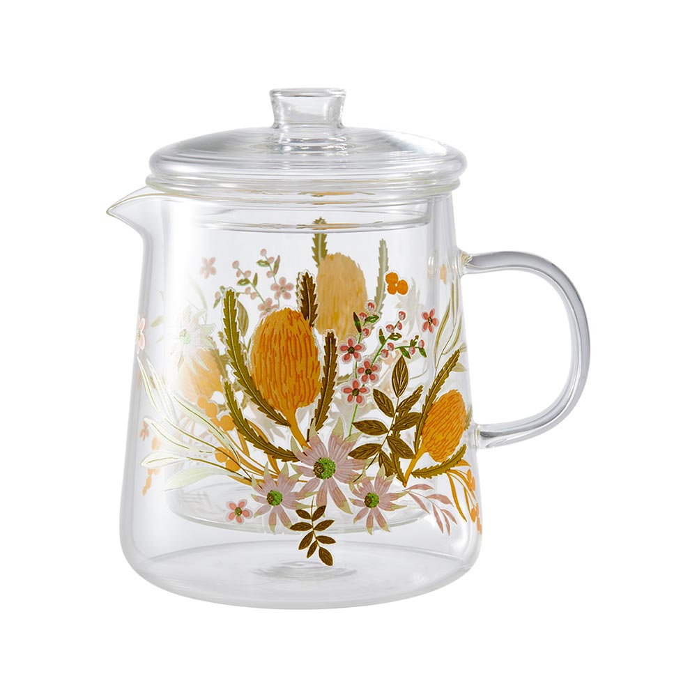 Alex Liddy Banksia Glass Teapot 500ml