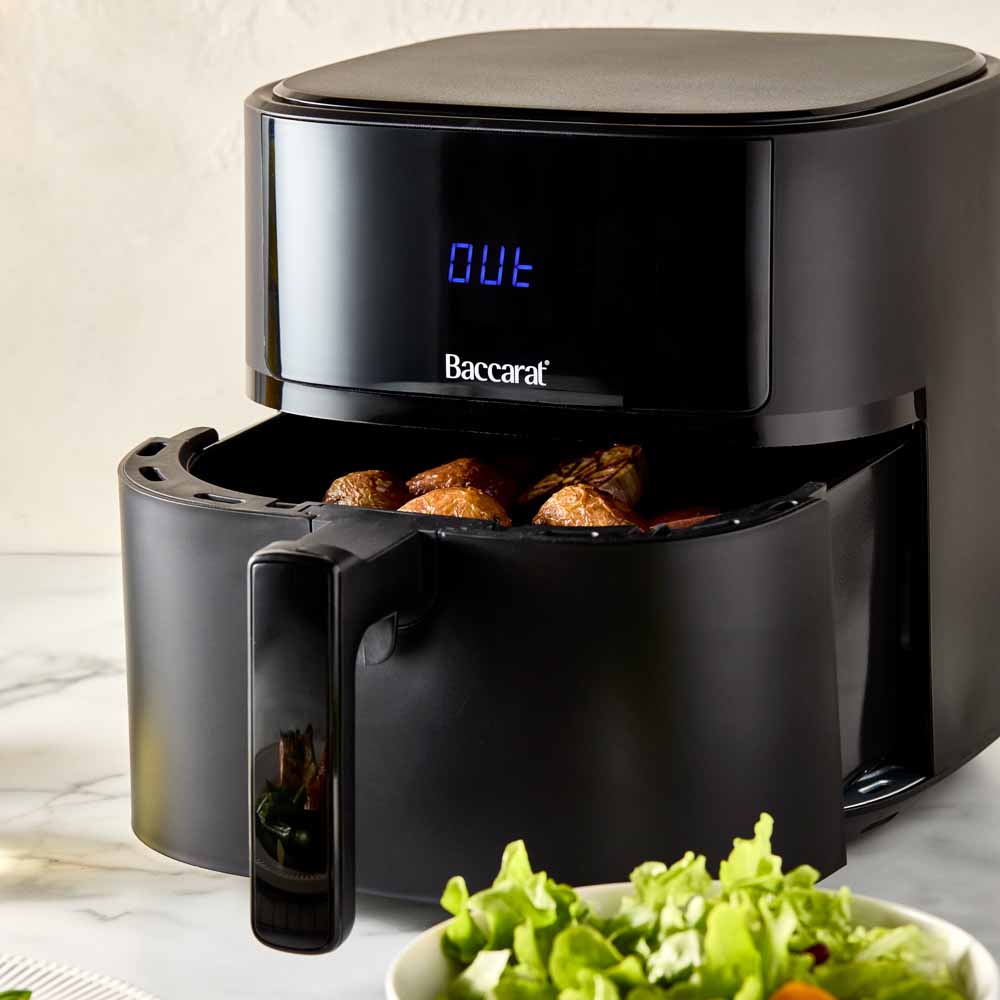 Baccarat The Healthy Fry Compact Air Fryer 5.7L Black