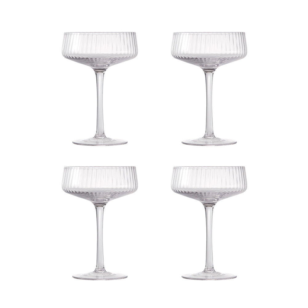 Alex Liddy Mode Set of 4 Coupe Glasses 200ml