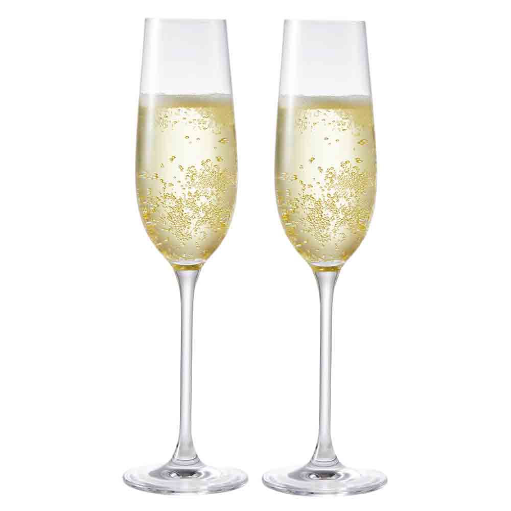 Alex Liddy Aquis Set of 2 Champagne Glasses 235ml