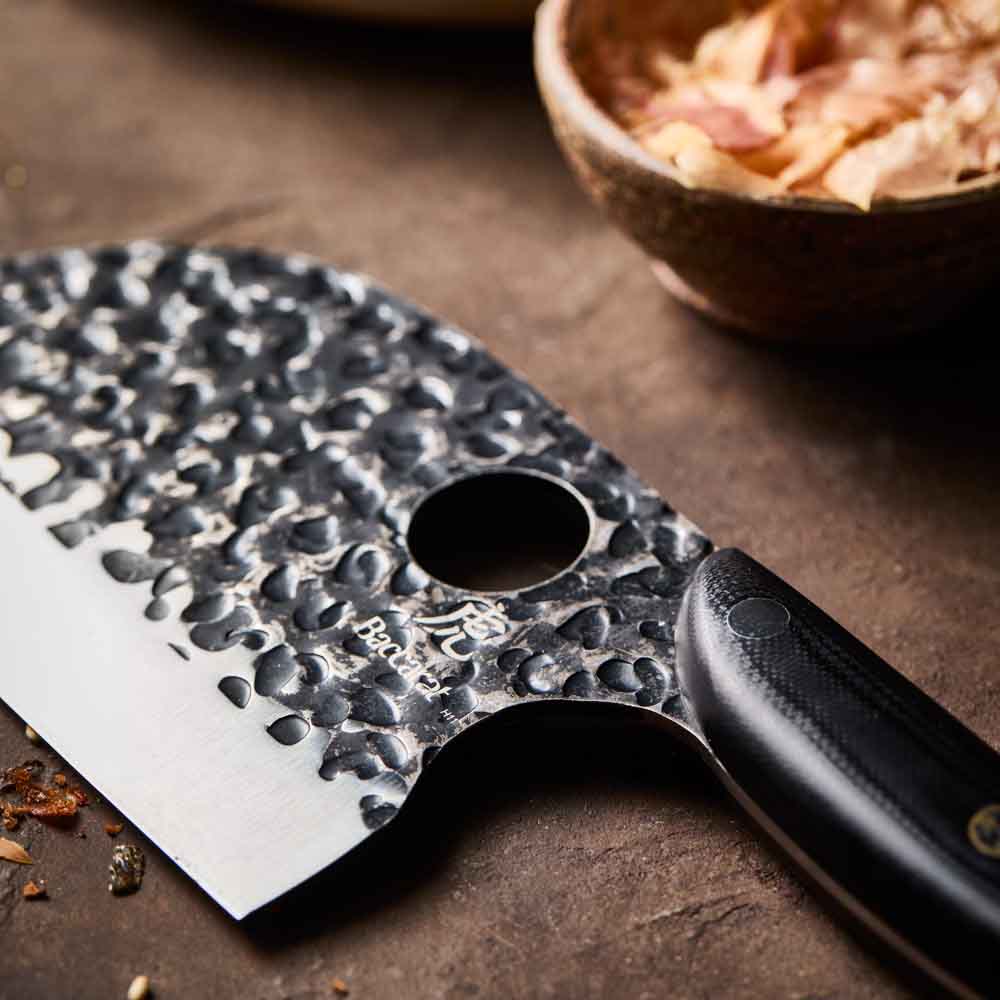 Baccarat KUROI KIBA Moon Knife 12.5cm detail image of blade at House