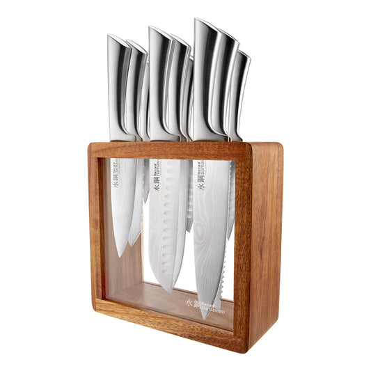 Baccarat Damashiro Hiryu 10 Piece Knife Block