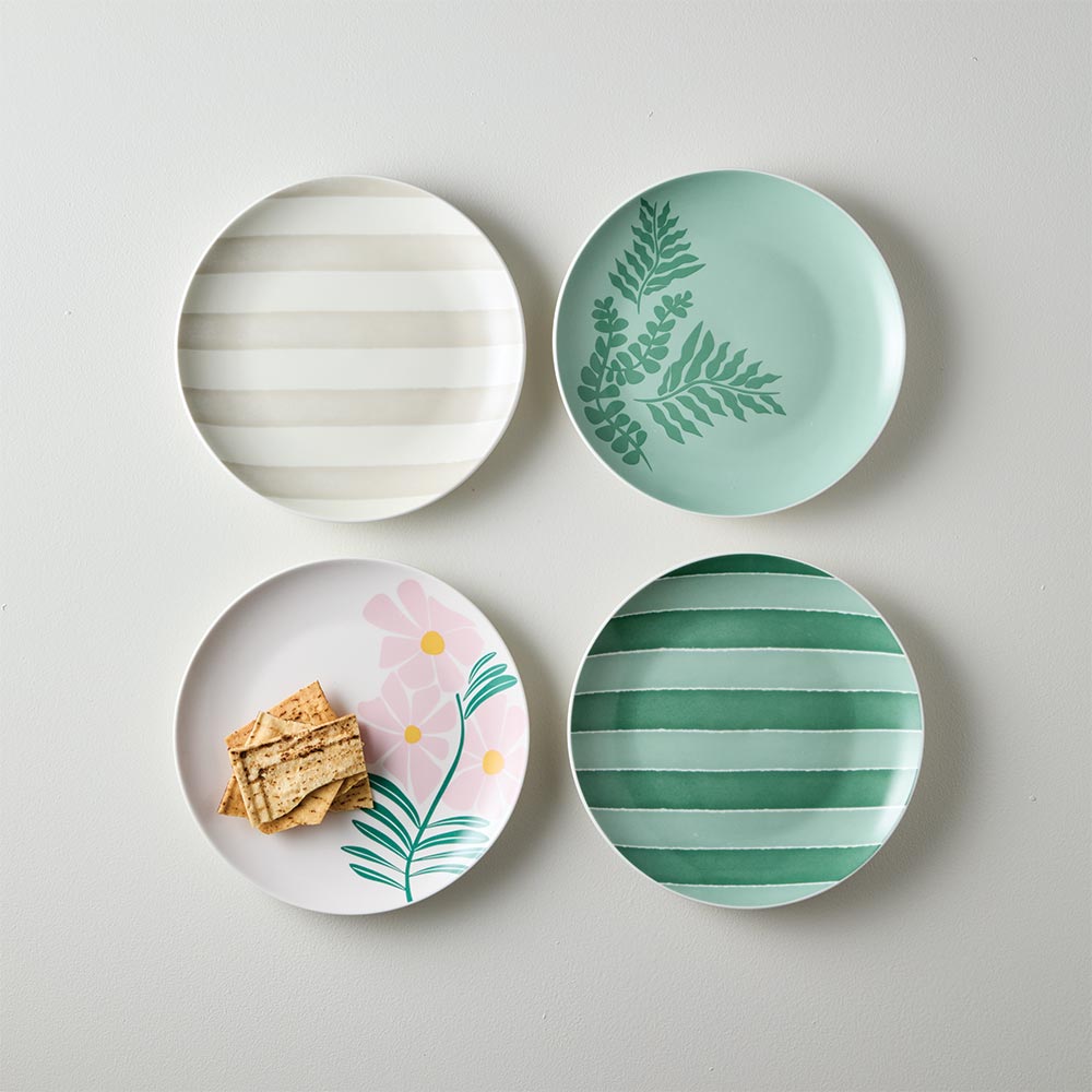 Alex Liddy Harley Set of 4 Side Plates 20cm at House