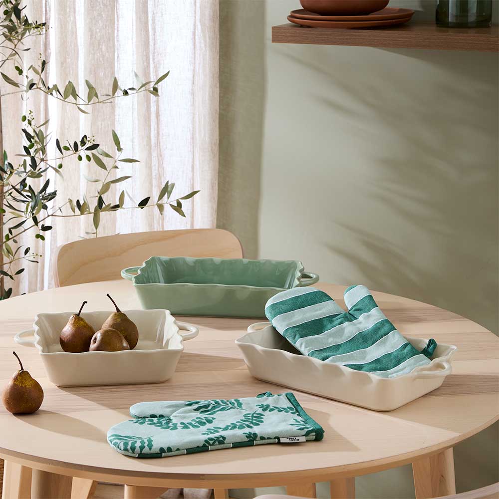 Alex Liddy Harley Lasagne Dish 32cm Jade Green or Stone at House