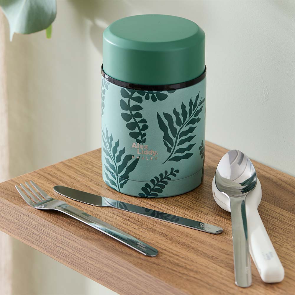 Alex Liddy Harley Food Jar 500ml Green Floral at House