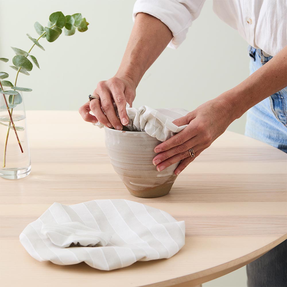 Alex Liddy Harley Set of 3 Striped Food Covers at House