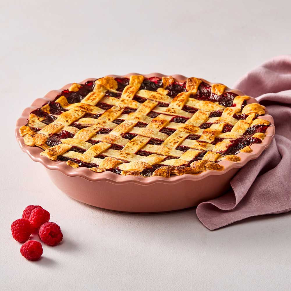 Alex Liddy Posy Pie Dish 27cm Brown at House