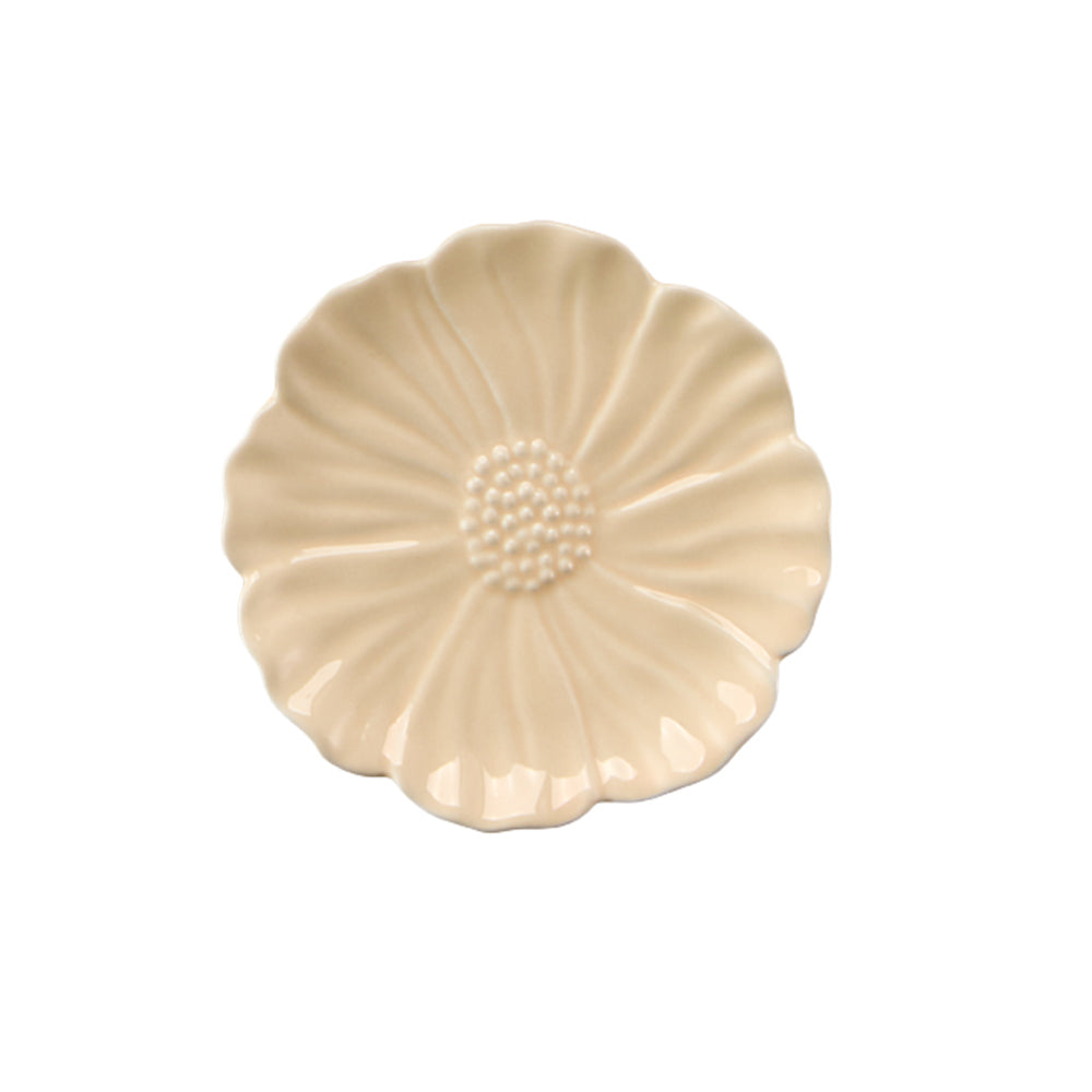 Alex Liddy Posy Trinket Tray cream flower at House