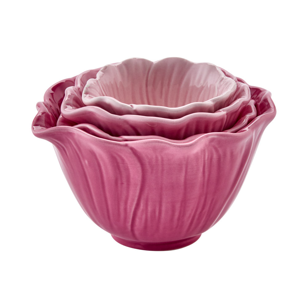 Alex Liddy Posy Set of 4 Measuring Cups Flower bud shape at House