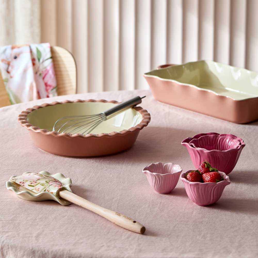 Alex Liddy Posy Spoon Rest Cream with baking essentials at House