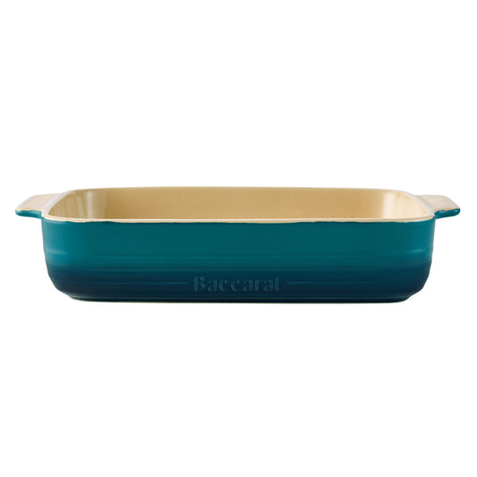 Baccarat Le Connoisseur Stoneware Lasagne Baking Dish 38cm Lagoon Blue at House