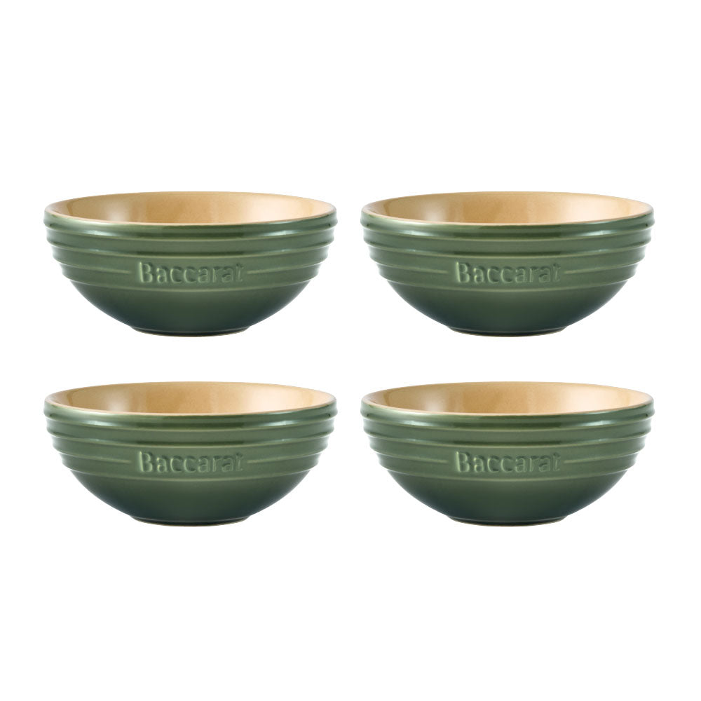Baccarat Le Connoisseur Set of 4 Bowls 12cm Sage Green at House