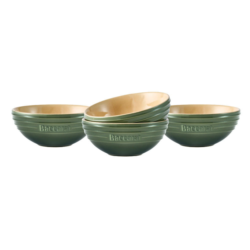 Baccarat Le Connoisseur Set of 4 Bowls 12cm Sage Green at House