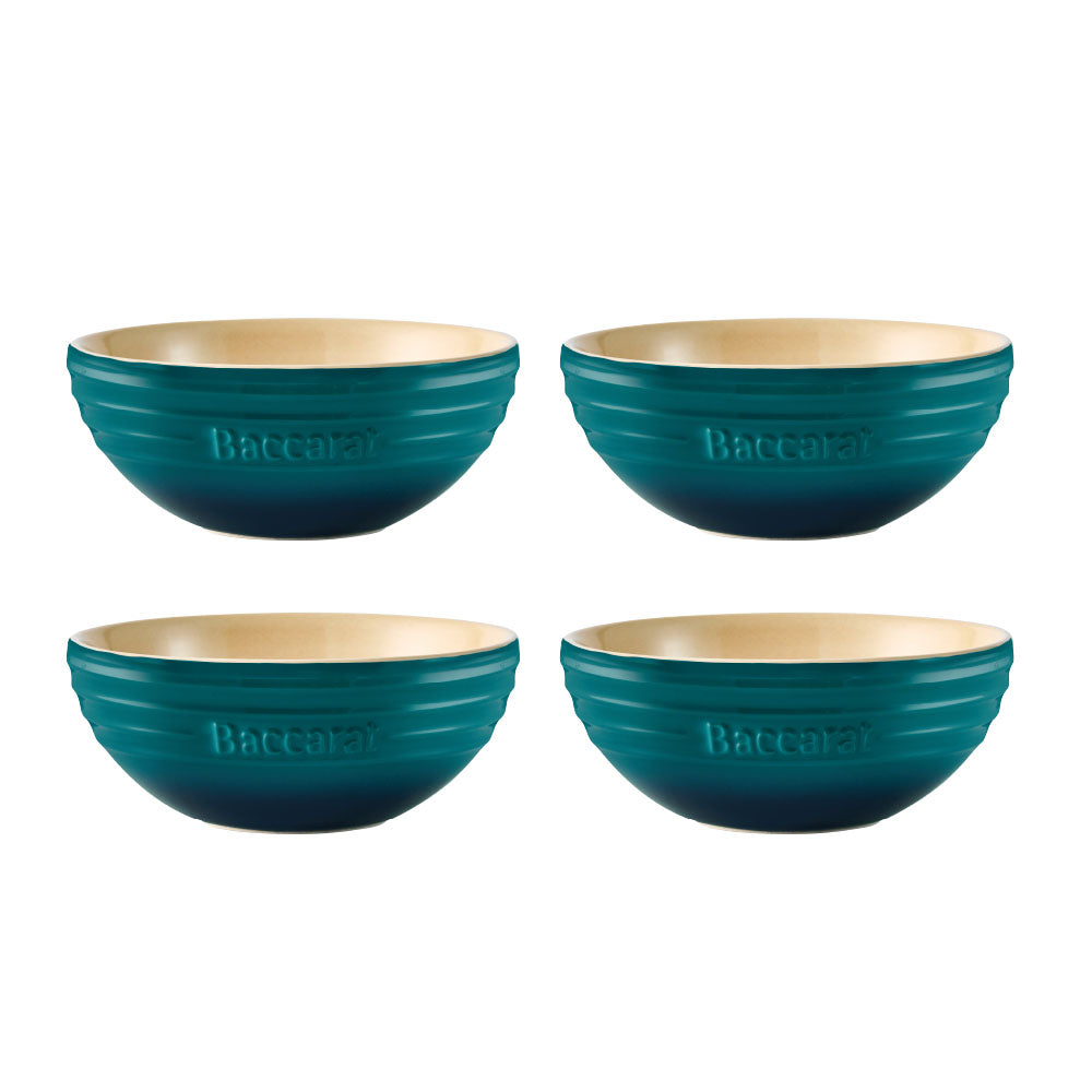 Baccarat Le Connoisseur Set of 4 Bowls 12cm Lagoon Blue at House