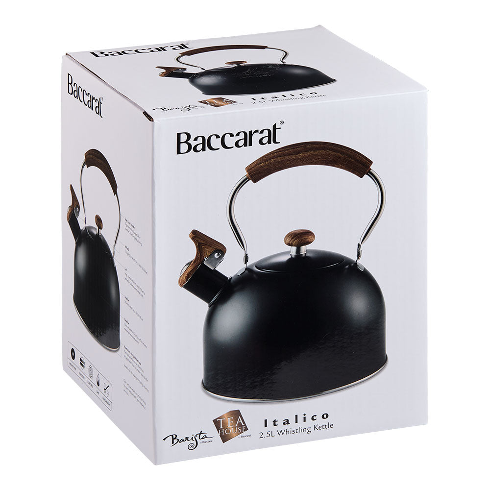 Baccarat Barista Tea House Italico Kettle 2.5L Black at House