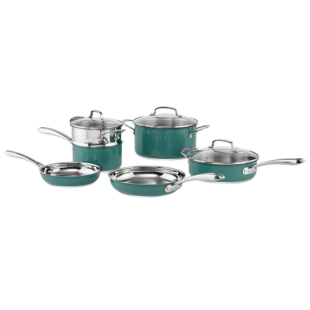 Baccarat SIGNATURE 6 Piece Cookware Set Forest Green at House