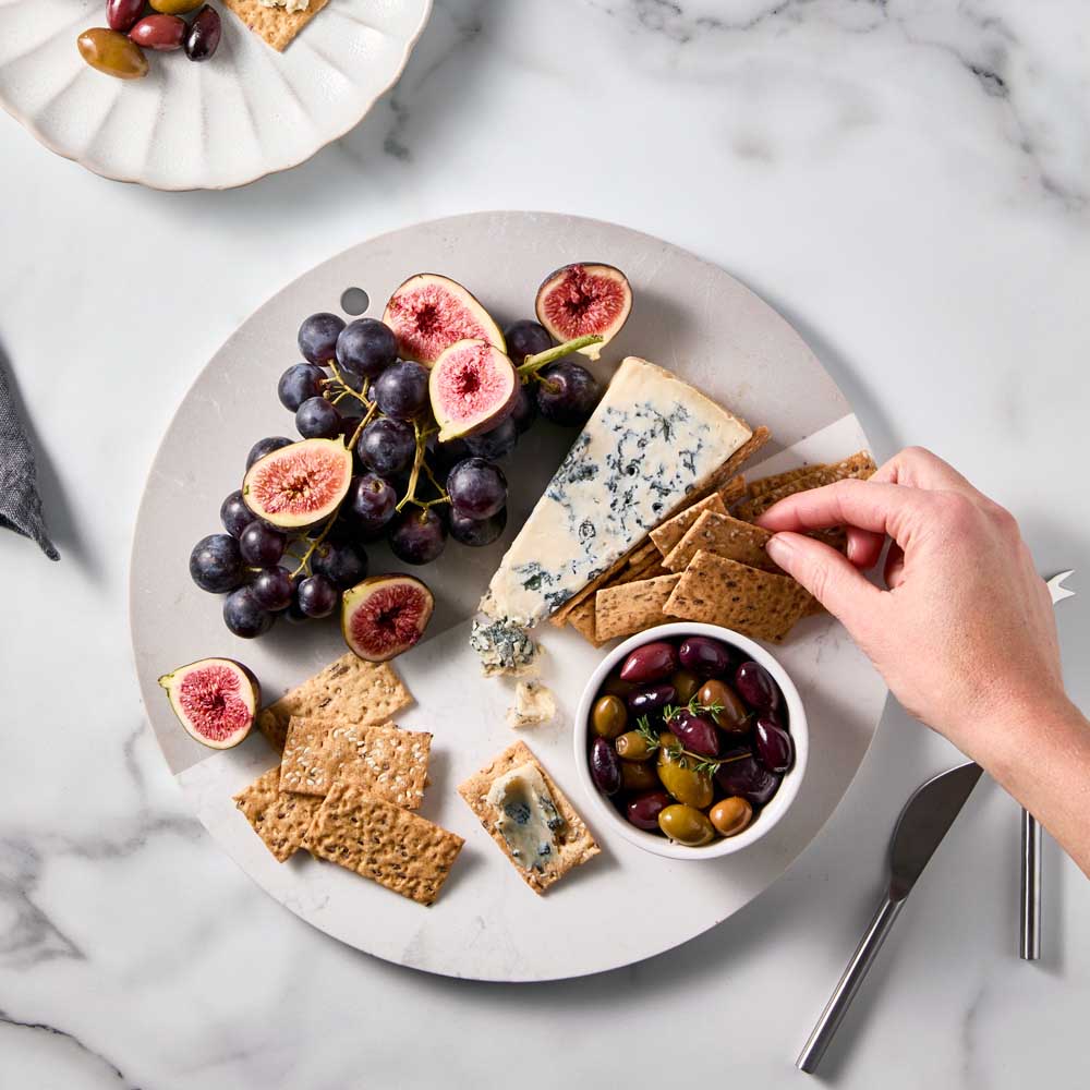 Alex Liddy Slate & Co Round Serving Board 30cm