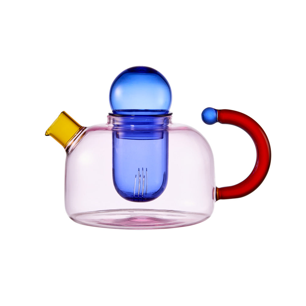 Alex Liddy Prisma Glass Teapot 500ml Multicolour - House