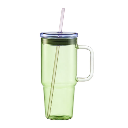 Alex Liddy Prisma Glass Tumbler 900ml Green - House