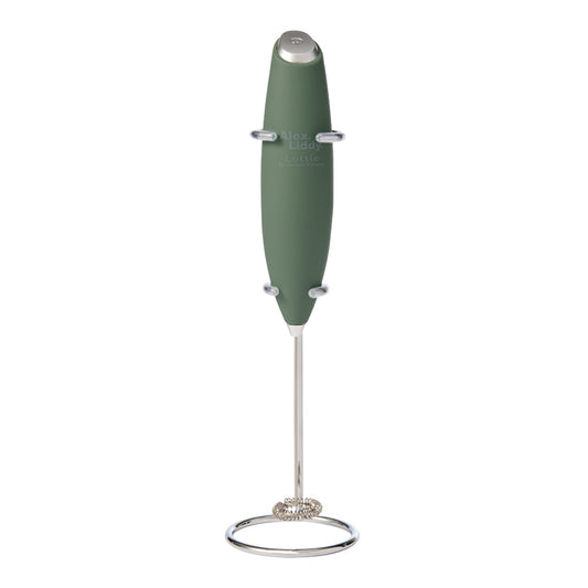 Alex Liddy Lottie Milk Aerator With Stand Green - House