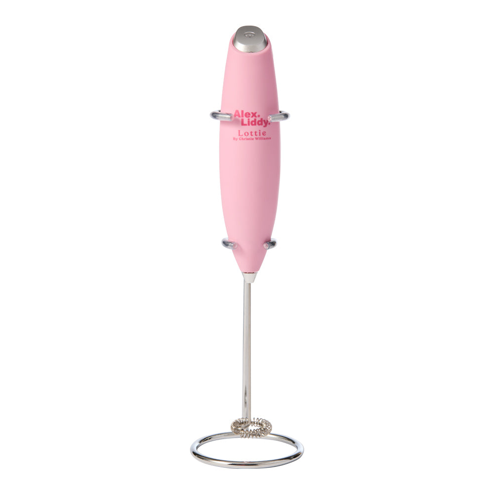 Alex Liddy Lottie Milk Aerator With Stand Pink - House