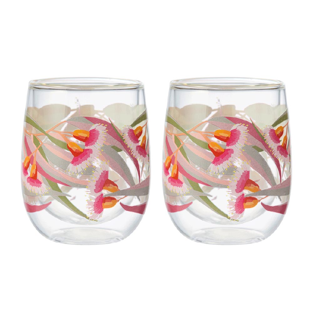 Alex Liddy Lottie Set of 2 Double Walled Glasses 250ml - House