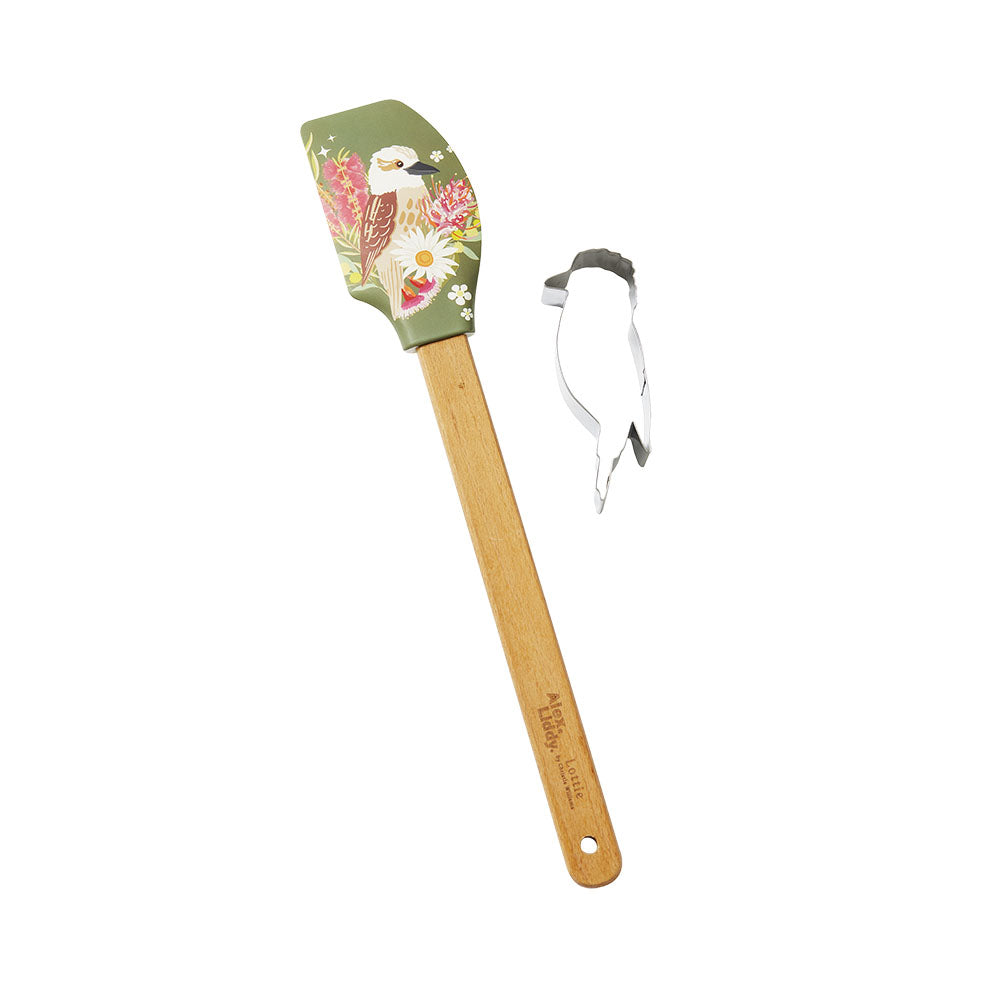 Alex Liddy Lottie Spatula With Cookie Cutter Kookaburra