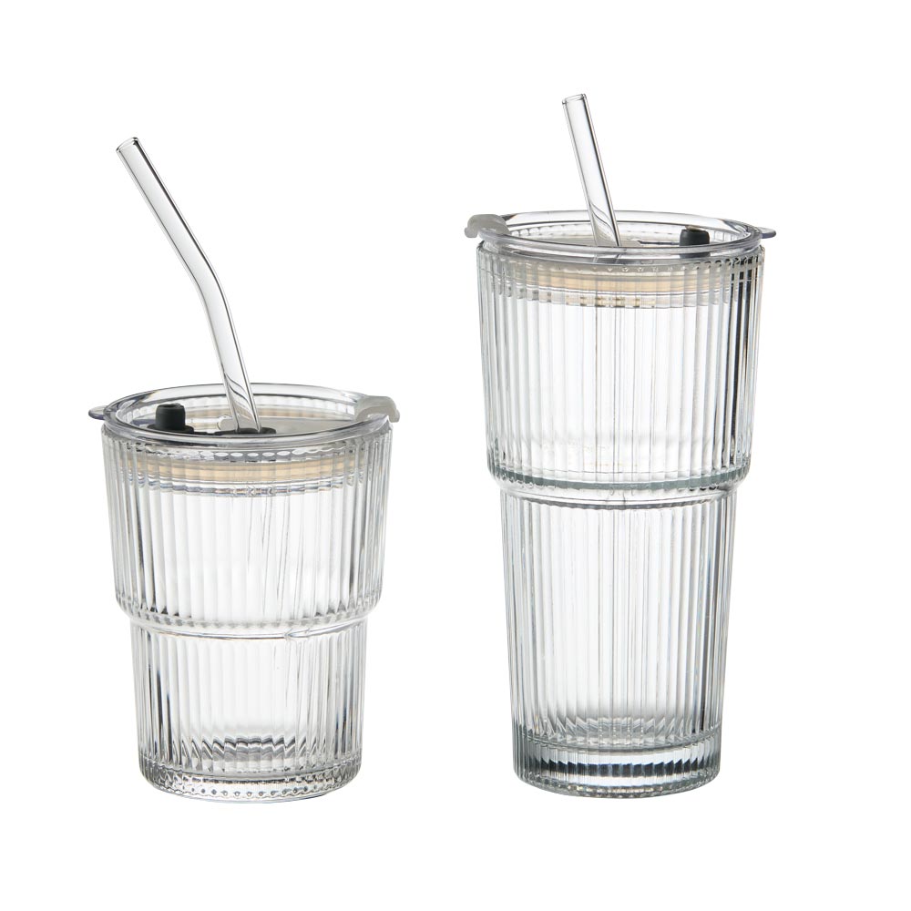 Alex Liddy Prisma Set of 2 Glass Tumblers clear