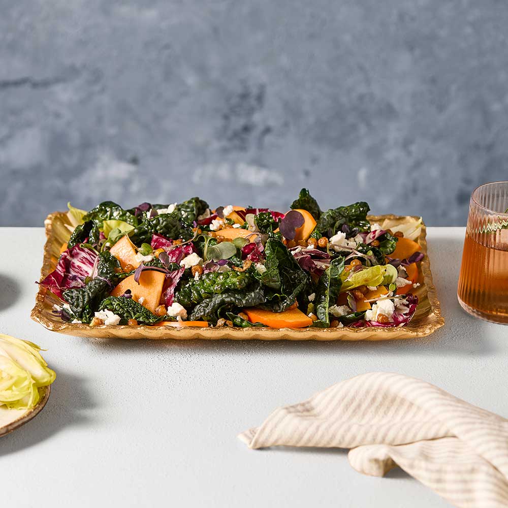 Alex Liddy Pave Gold Rim Rectangular Tray