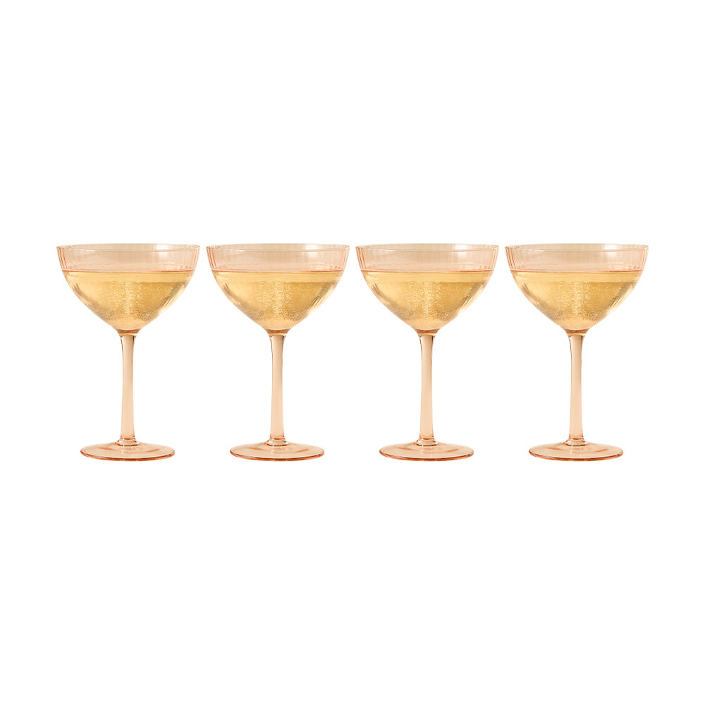 Alex Liddy Mode Set of 4 Coupe Glasses 280ml