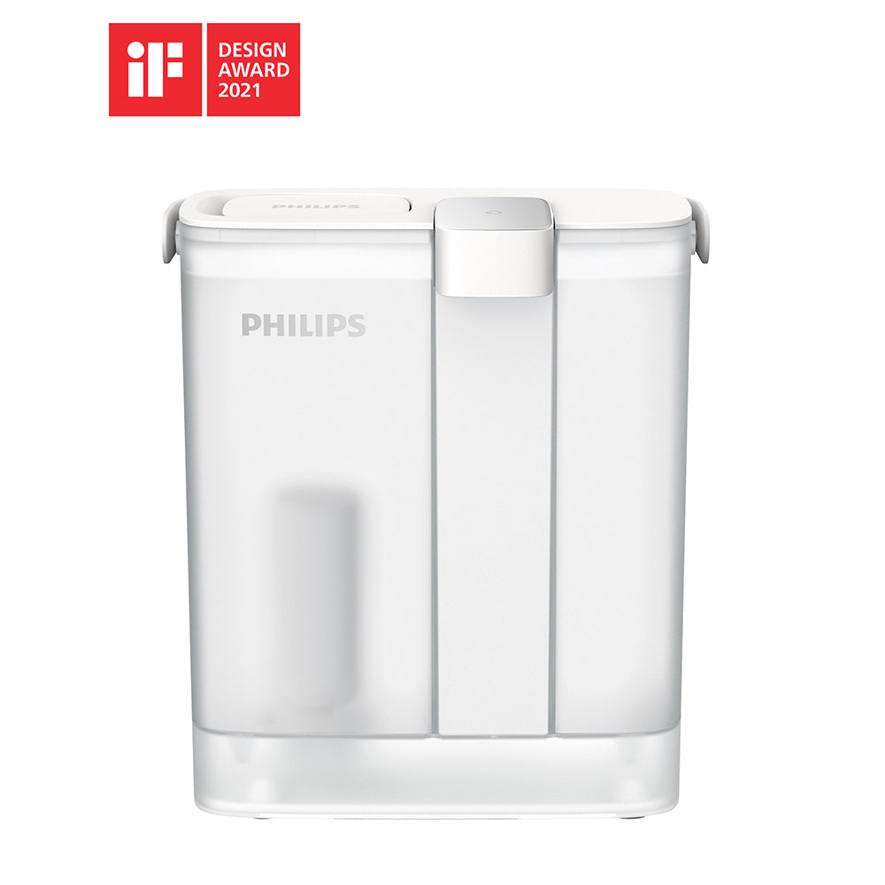 Philips 3.0L Powered Pitcher Instant Water Filter White