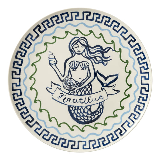 Porto Nautilus Round Serving Platter 32cm Siren