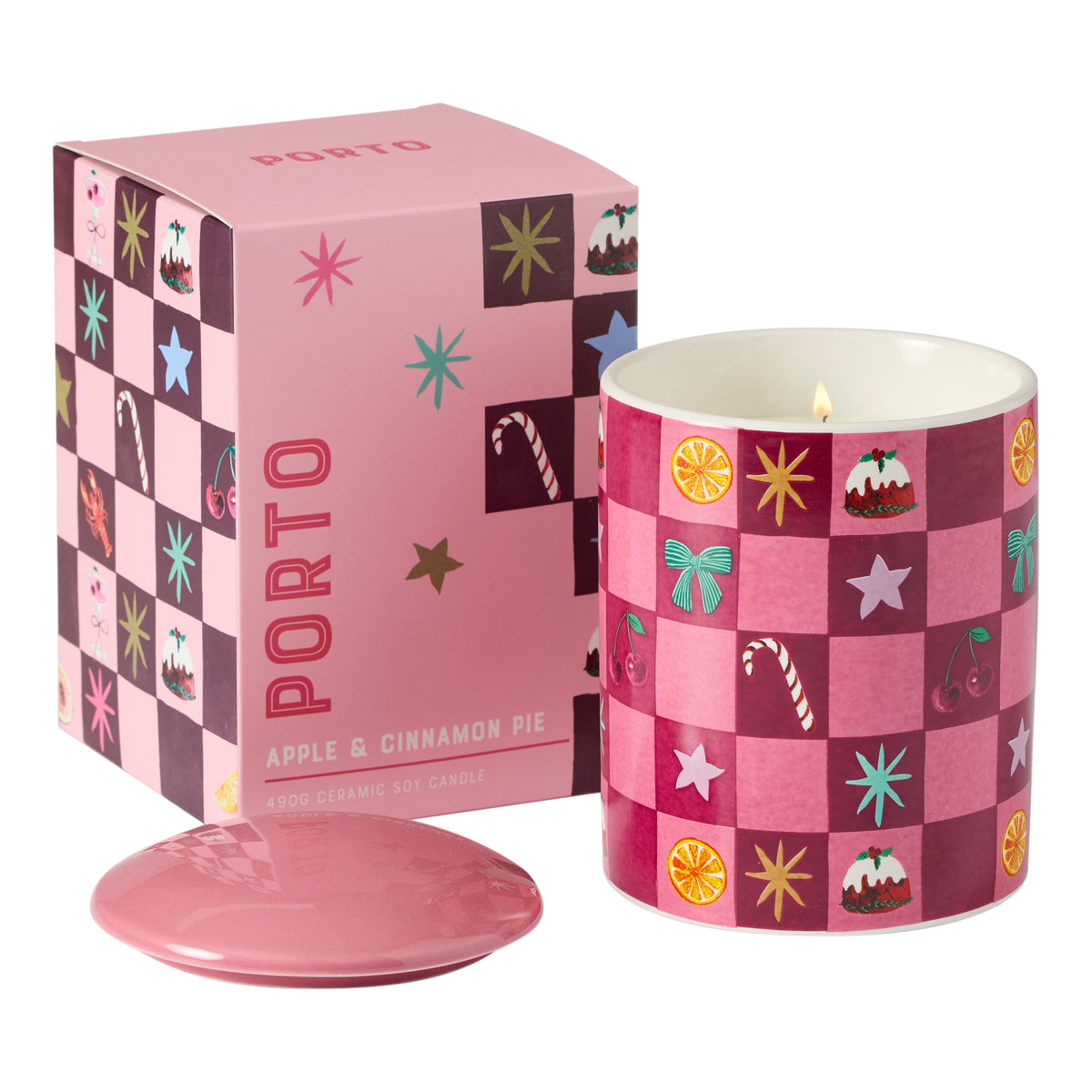 Porto Tis the Season Ceramic Candle 490g
