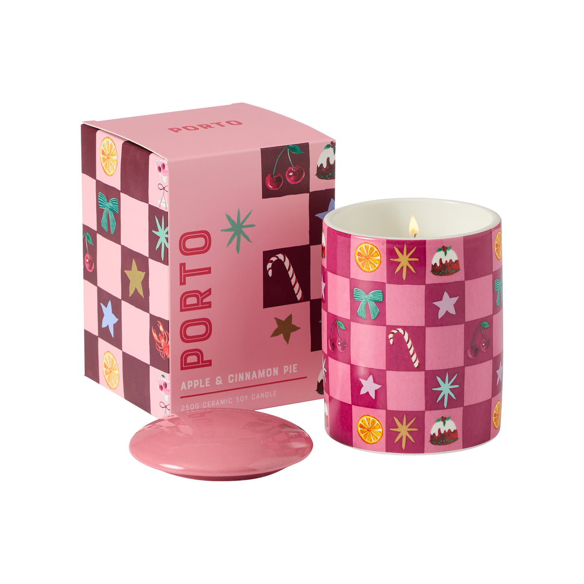 Porto Tis the Season Ceramic Candle 250g
