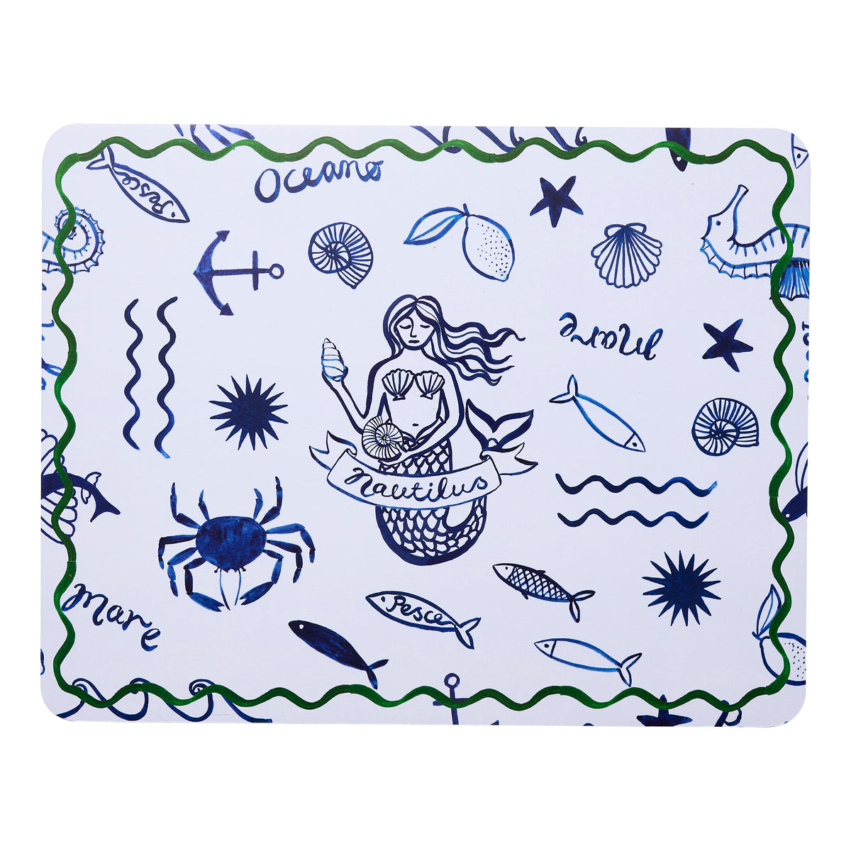 Porto Nautilus Set of 4 Placemats 34x26.5cm Siren
