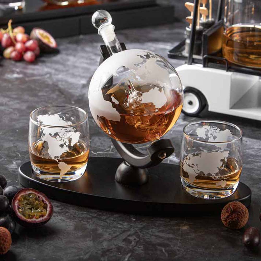 Tempa Preston Globe Whisky Set