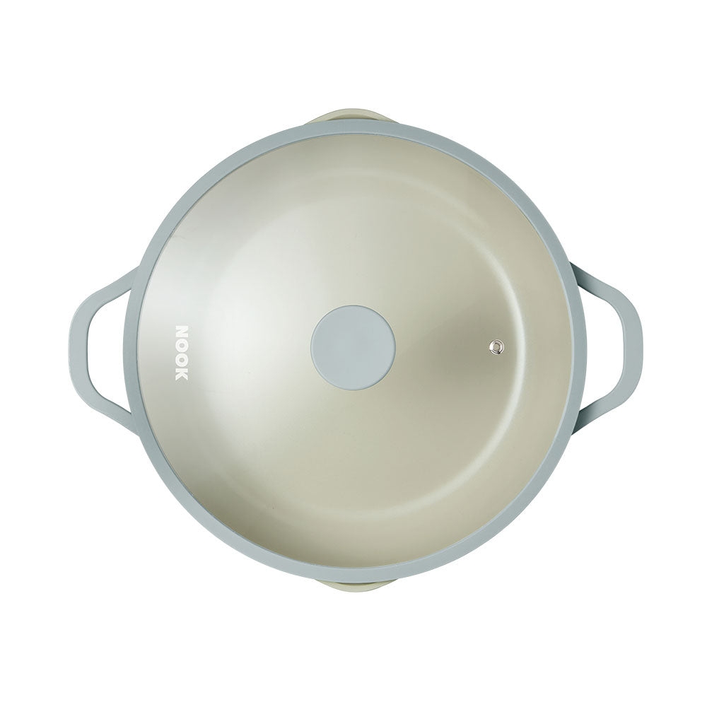 NOOK by Baccarat Saute Pan with Lid 30cm Denim