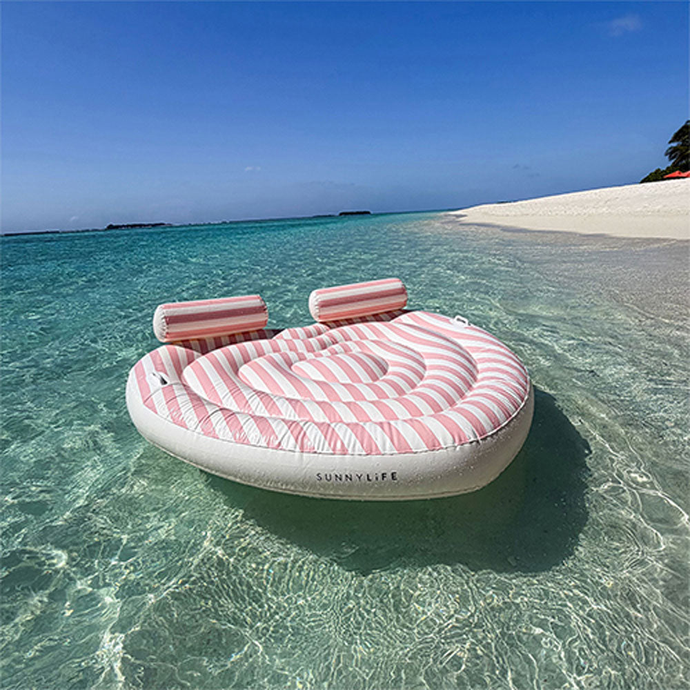 SUNNYLiFE Twin Heart Lie-On Float