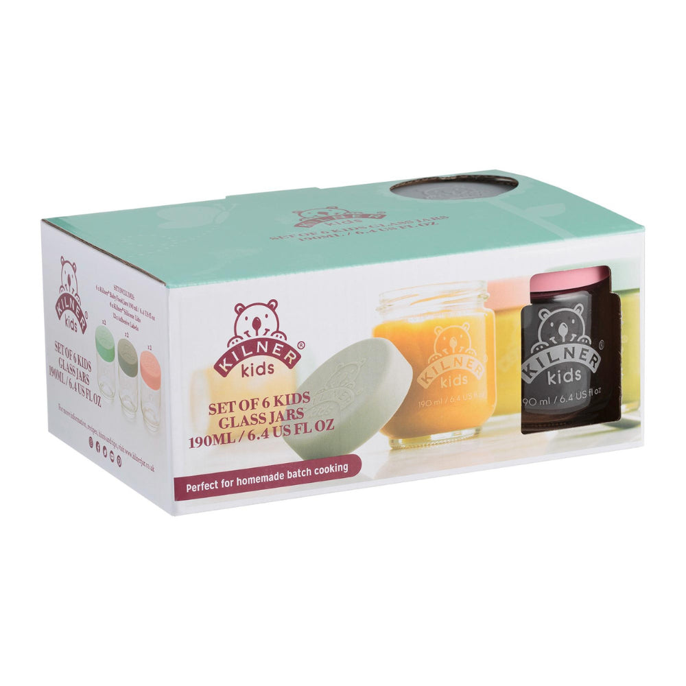 Kilner Kids Set Of 6 Jars 190ml