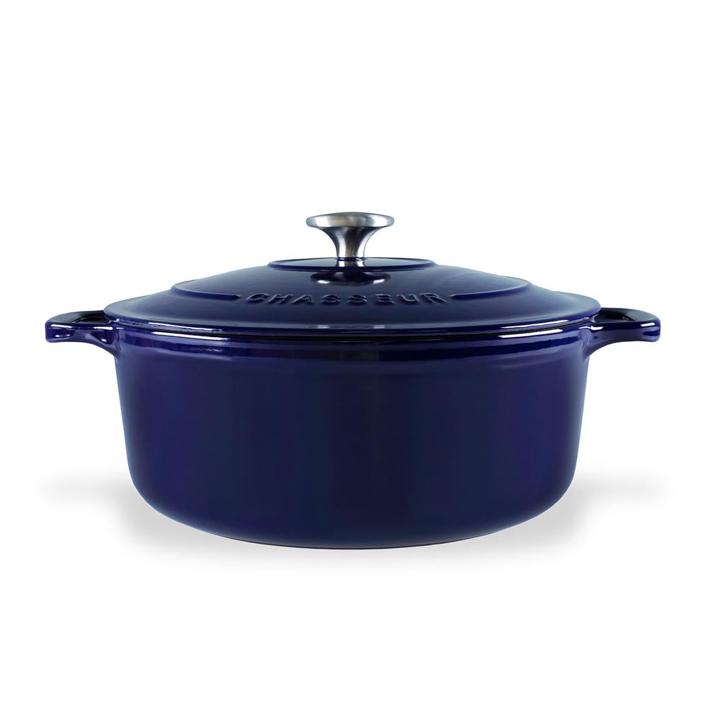 Chasseur Round French Dutch Oven 22cm 3.2L Blue - House